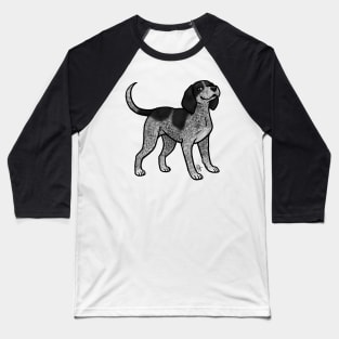 Dog - Bluetick Coonhound - Blue Baseball T-Shirt